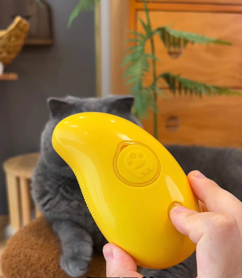 Steamy - sprühende Wellness-Bürste für deine Katze