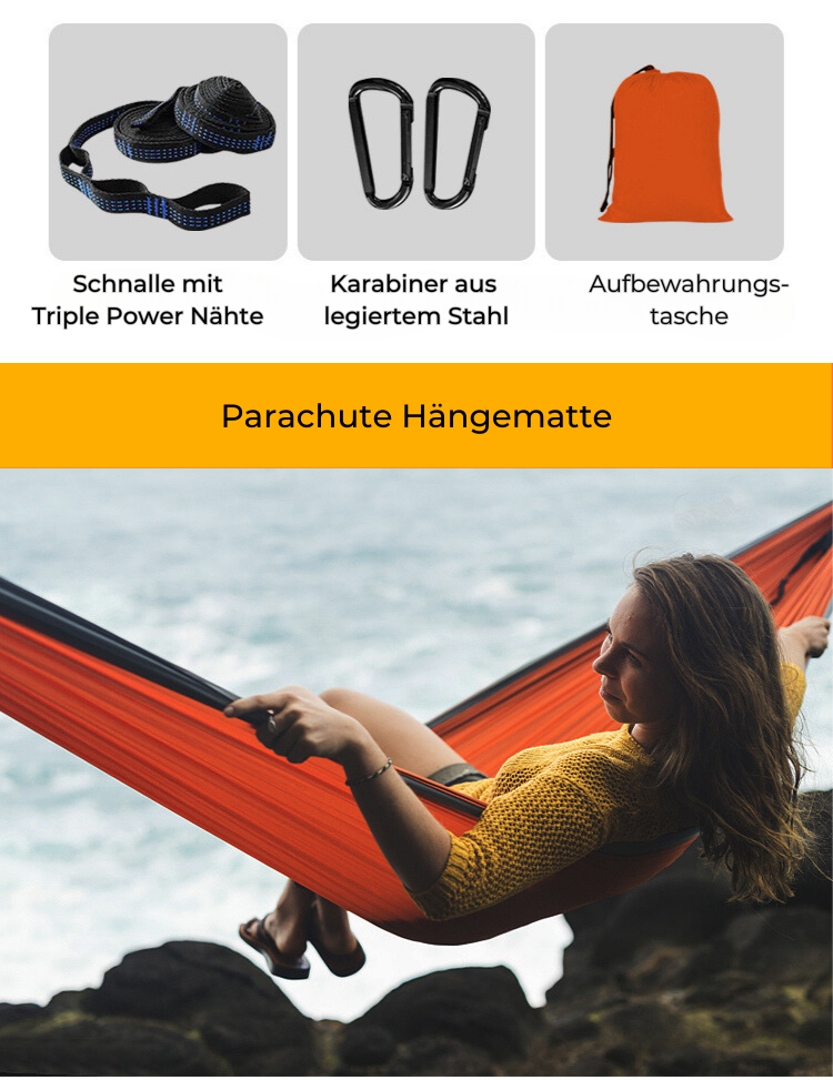 Parachute Hängematte - Richtig Abhängen Egal Wo